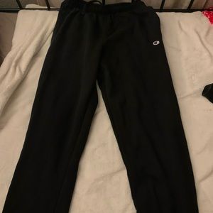 Champion Black Sweat Pants SIZE LARGE
